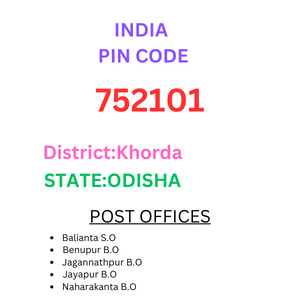 Odisha Pin Code, Postal Index Number of Odisha Post Offices
